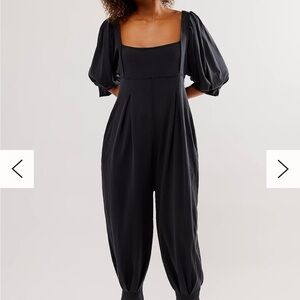 Free People Black Romper Jumpsuit